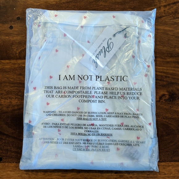 PLUSH Soft n Cozy Heart Shortie PJs 2 pc Set  XS NWT - Picture 6 of 7